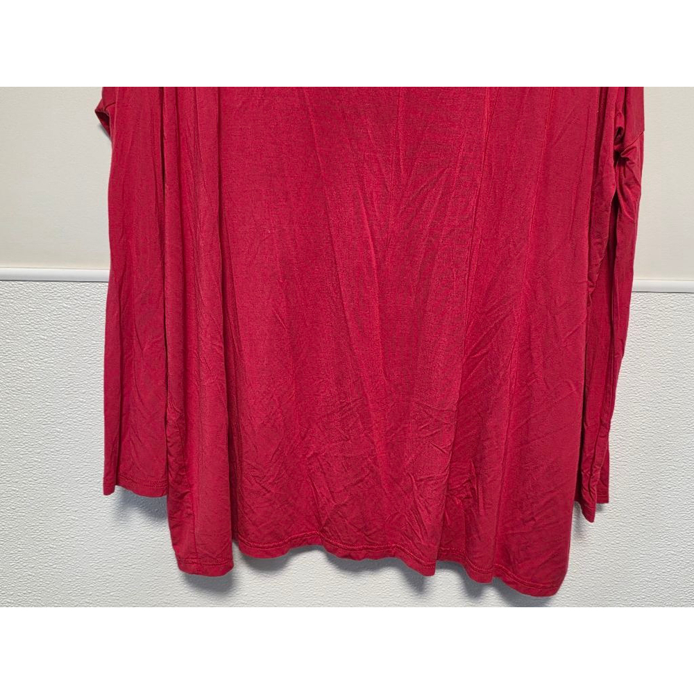 Women's Piko 1988 Top Size L Red Long Sleeve - Picture 2 of 9